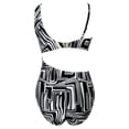 thumbnail image 2 of Traje de Baño Ocean Pacific para Mujer Completo Asimetrico en Tirantes, Cuello Redondo, Estampado Figuras Multicolor Talla G, 2 of 4