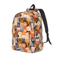 thumbnail image 1 of Disketp Cat Paws Mochila de Lona Estampada, Mochila Escolar de Viaje Ligera para Estudiantes y Portátil-Small, 1 of 5