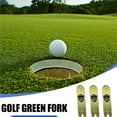 thumbnail image 3 of Sonducket Golf Green Forks Herramienta de reparación de chuletas de golf de aleación de zinc con marcador de pelota de golf extraíble Accesorios de golf Golf Sonducket OD008591-00, 3 of 6