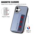 thumbnail image 3 of Case For FOXDOCK iPhone 16 Stand Function RFID Blocking Magnetic Card Holder Complete Camera Safety, 3 of 5