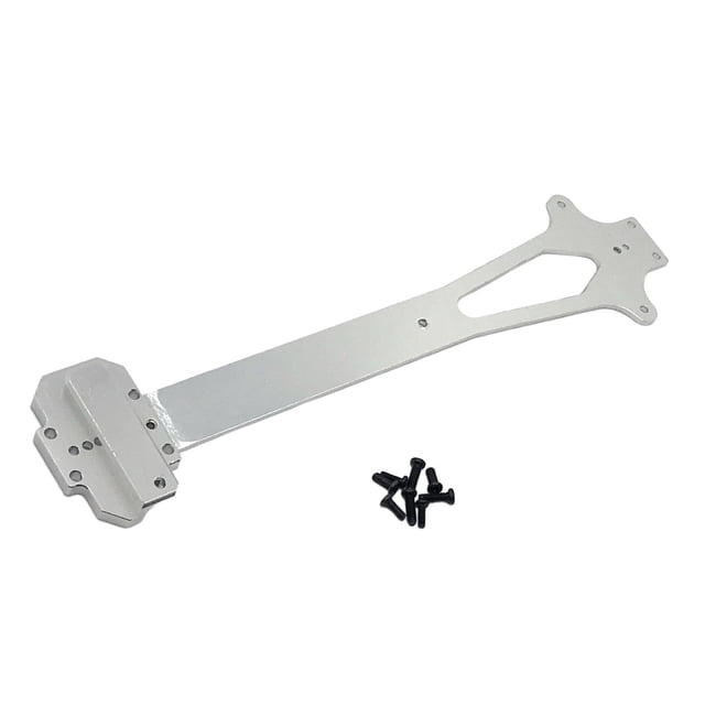 Piezas de placa de segundo piso para WLtoys 1:12 124018 124019 4WD Accesorios de repuesto Plata