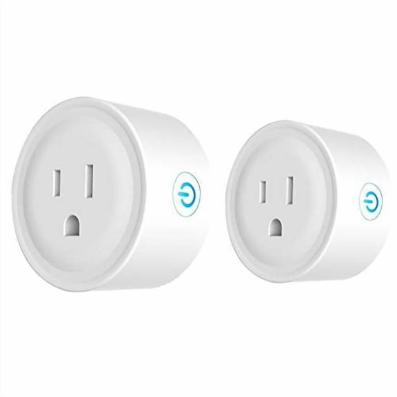 WiFi Smart Plug (Compatible with Amazon Alexa & Google Home), Control Appliances and Electronics from Anywhere (2 PCS)