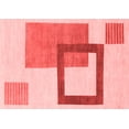 thumbnail image 1 of Ahgly Company Indoor Rectangle Solid Red Modern Area Rugs, 2' x 4', 1 of 4