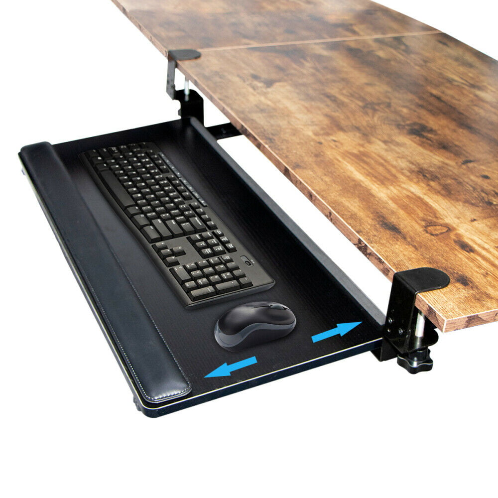 Large Keyboard Tray Under Desk Pull Out Ergonomic Keyboard