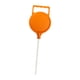 thumbnail image 5 of Asta de bandera de putting green de golf Golpe de copa de putting de golf Asta de hoyo de golf Bandera de copa para Naranja, 5 of 9