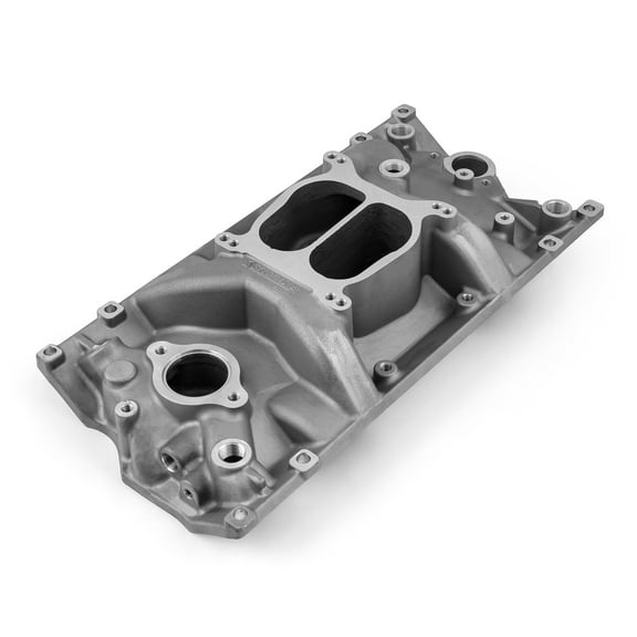 Speedmaster 1-147-004 Compatible with Chevy SBC 350 Vortec LowRise Aluminum Intake Manifold [Satin]