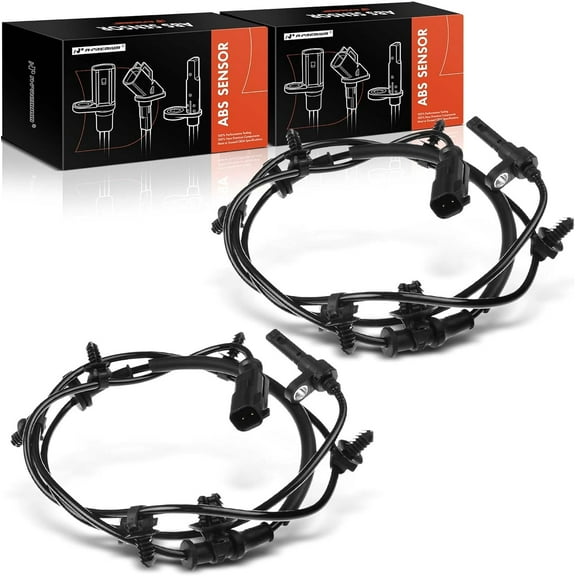 A-Premium ABS Wheel Speed Sensor Compatible with Chevrolet & GMC Models - Equinox, Terrain, 2018-2020, FWD - Front Driver and Passenger Side, 2-PC Set, Replace# 84332640, 84449199