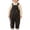 Black, variant on Ruyang Kids Toddlers Overalls Solid Adjustable Strap Loose Fit Jumpsuits Boys Girls Trendy Cotton Casual Rompers All-Season