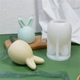 thumbnail image 1 of Hml Easter Rabbit Candle Silicone Mould DIY Rabbit Aromatherapy Candle Gypsum Expansion Stone Silicone Mould, 1 of 9