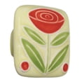 thumbnail image 1 of Acorn PSJYP Lg Jaune Carré avec Fleur et 2 Baies, 1 of 1