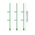 thumbnail image 2 of 3 Pcs Support Anti-Localisation pour Plantes Support de Fleurs et Plantes Poteaux de Support Tige Réutilisable Support Fixe Outil de Jardinage 11,81 Pouces, 2 of 9