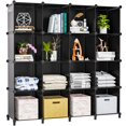 thumbnail image 1 of Organizador de almacenamiento Neprock 16 Cubby con martillo para ropa, 1 of 7