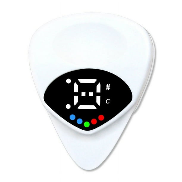 Afinador De Guitarra, Afinador Cromático De Pinza Para Guitarra Acústica, Eléctrica, Bajo Y Ukelele, Afinador De Púa Con Pantalla Digital, Diseño Portátil 2 En 1, Afinación Rápida