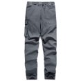 thumbnail image 3 of Snorda Men's Casual Wearproof Springy Pants Stretch Cargo Multi-pocket Sweatpants, 3 of 3