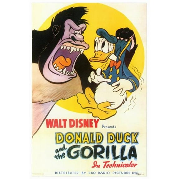 Donald Duck and the Gorilla Movie Poster Print (27 x 40)