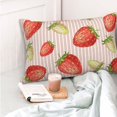 thumbnail image 6 of Disketp Pillow Covers Strawberries Pattern Throw Pillow Case Cushion Covers,Cushion For Bedroom,Couch,Home-14"X20", 6 of 8