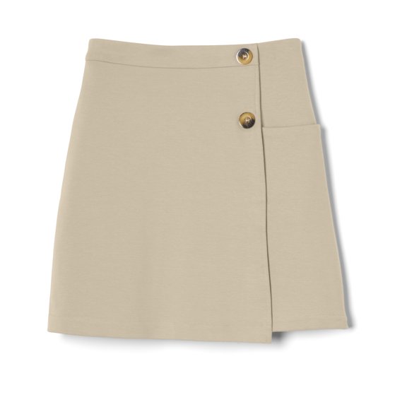 French Toast Girls Stretch Double-Button Skort