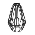 thumbnail image 2 of Pantalla De Jaula Vintage, Jaula De Pájaros De Metal Retro Industrial, Protector De Bombilla Edison, Diseño Abierto Y Cerrado, Portalámparas De Hierro Forjado Diy Speravity HA026138-01, 2 of 5