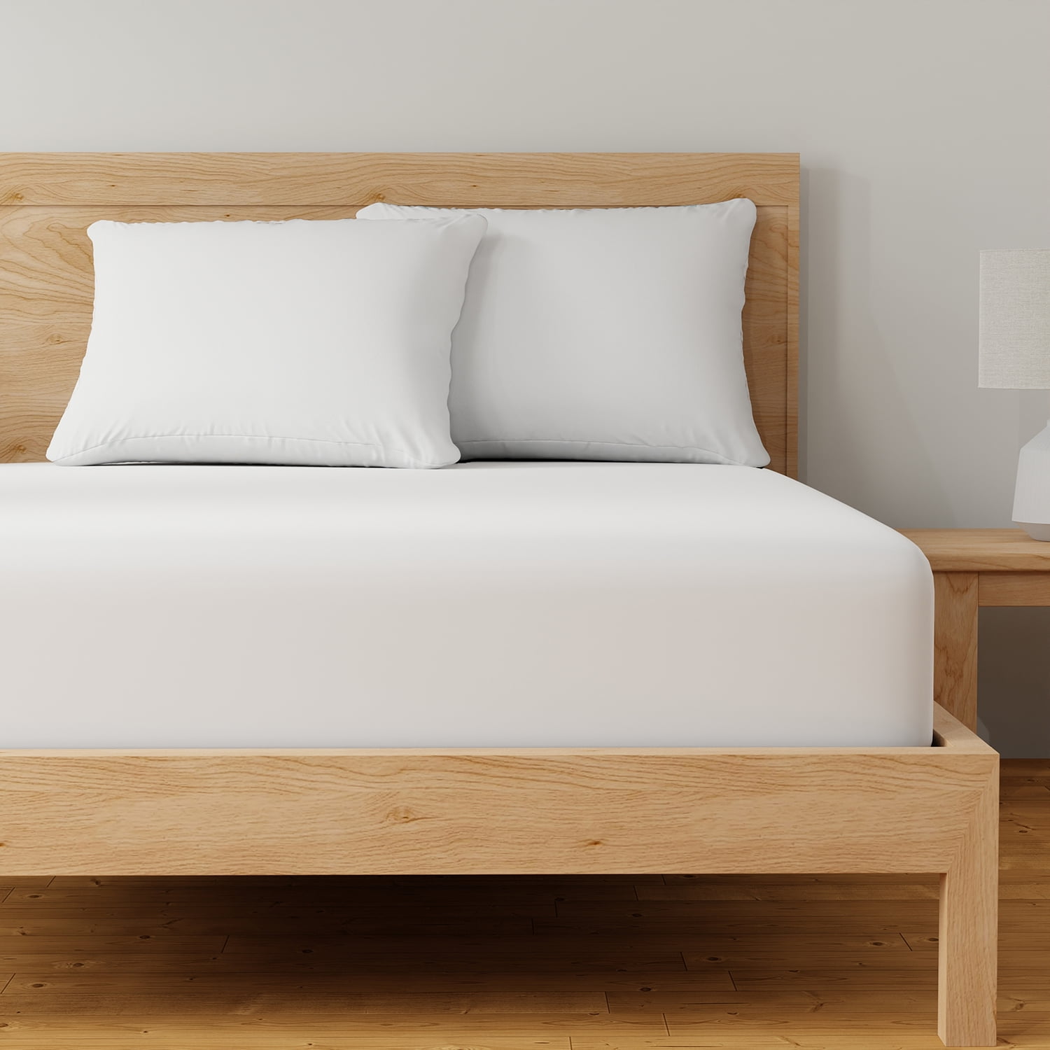 Mainstays Allergy Relief Bed Pillow, Standard/Queen, White- Firm Support