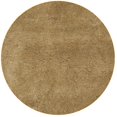 thumbnail image 1 of HomeRoots 352634 6 ft. Round Polyester Gold Area Rug, 1 of 1