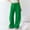 Green, variant on Juslio Women Pants Loose Casual Comfortable High Waist Wide-Leg Pants