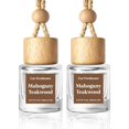 thumbnail image 1 of Ambientador para auto HoogaLife Mahogany Teakwood, 2 unidades, 1 of 7