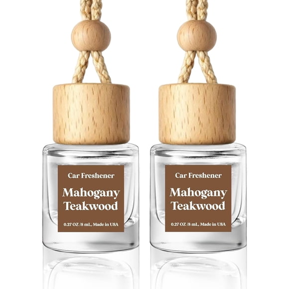 Ambientador para auto HoogaLife Mahogany Teakwood, 2 unidades