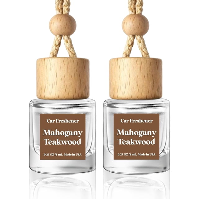 Ambientador para auto HoogaLife Mahogany Teakwood, 2 unidades