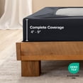 thumbnail image 6 of Bare Home Box Spring Cover - Microfiber - 4-Way Stretch (Twin, Black), 6 of 6