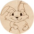 thumbnail image 1 of Ahgly Company Tapis Rond Lavable en Machine Intérieur Transitionnel Brun Sable Brun, 3 Pieds Rond, 1 of 7