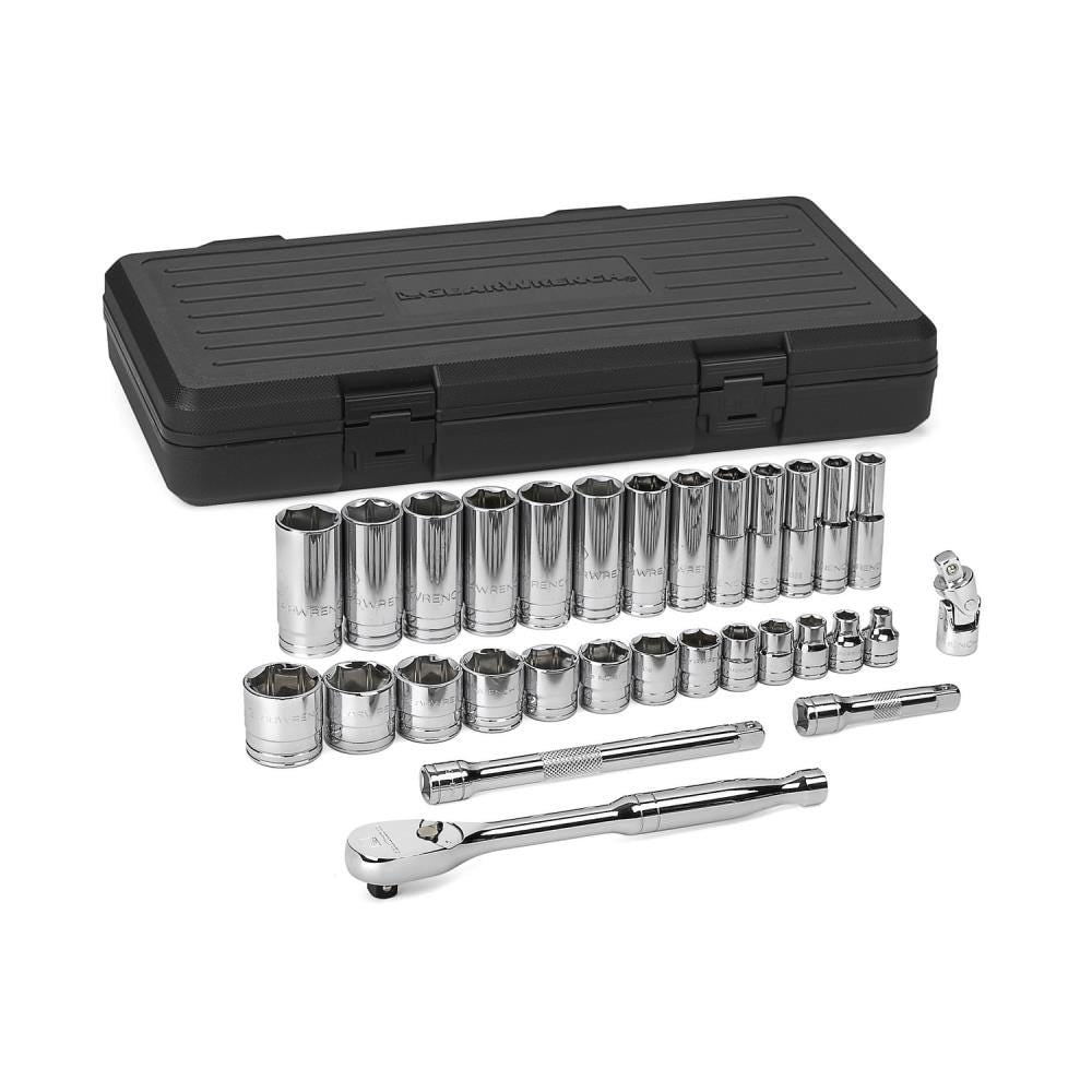 Gearwrench80569 Mechanics Tool Set, 30 pc. 3/8 In. Drive 6 Point SAE