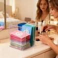 thumbnail image 2 of Organizador de Maquillaje Acrílico Transparente con Compartimentos para Cosméticos, Ideal para Oficinas, Escritorios y el Hogar., 2 of 5