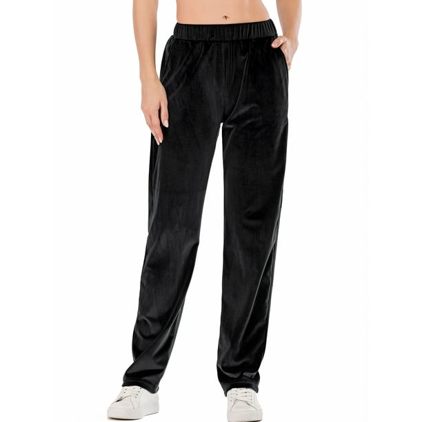 navy blue velour joggers