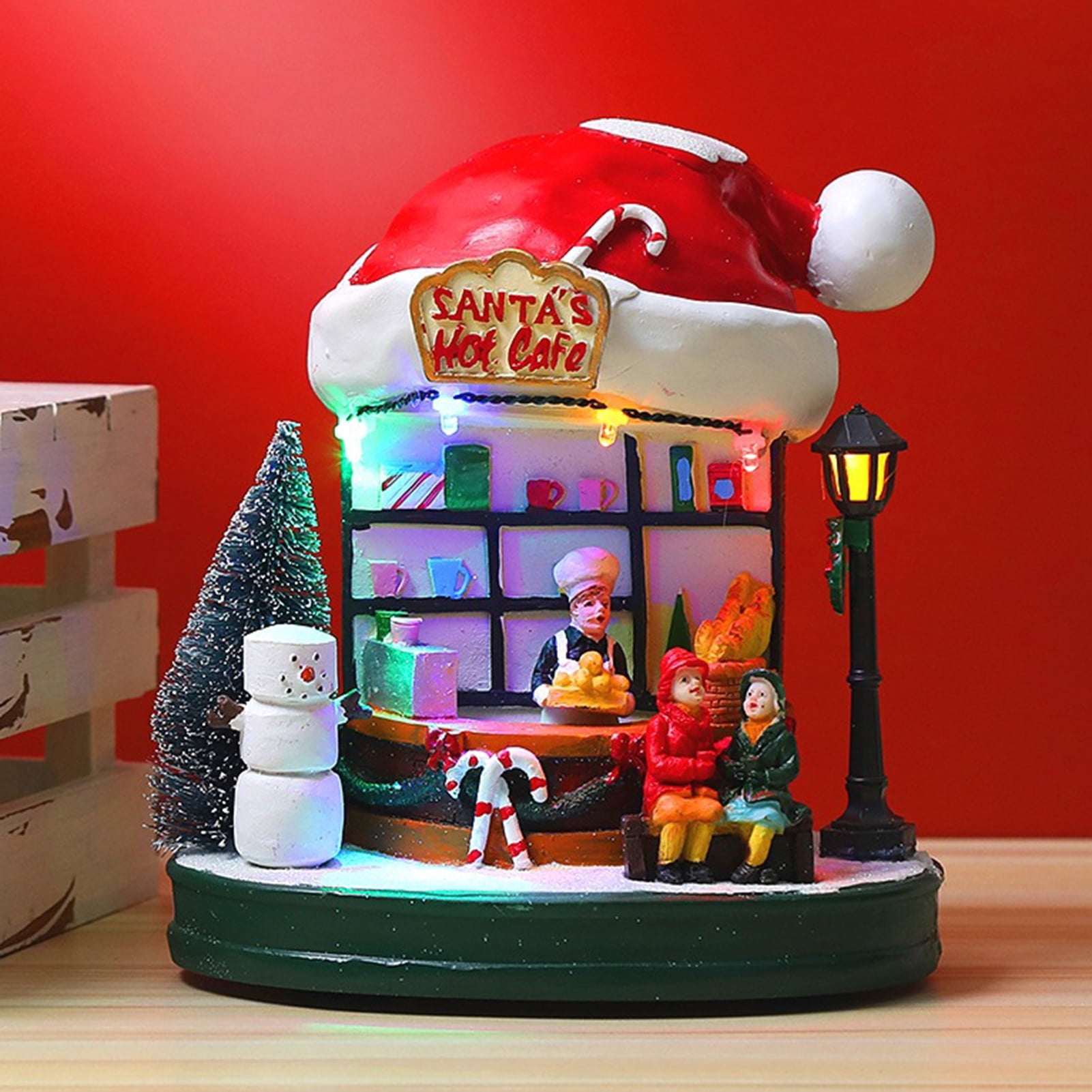 Travelwant Indoor Christmas Decoration LED Table Night Light. Battery