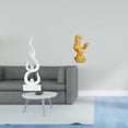thumbnail image 2 of Escultura abstracta de fuego,Estatua de arte abstracto,adorno decorativo para el hogar,Escultura de fuego moderna,coleccionable,regalo,Escultura de pollo,Escultura de pollo,decoración del, 2 of 8