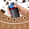 thumbnail image 2 of Molinillo de Café Manual Grosor Ajustable, Molinillo Cafe Manual con Mango Plegable y Inoxidable Mecanismo Cónico, Coffee Grinder Portátil con Tarros de Cristal para Espresso y Prensa Francesa, 2 of 4