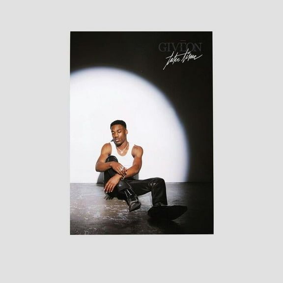 Music Poster- Giveon Singer- Take Time Album - Vintage Style - Size 24x36 - Postora