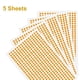 thumbnail image 3 of Uxcell 5 Hojas/2250pcs Calcomanías de Rhinestone Adhesivas, Gemas Acrílicas Autoadhesivas de 3mm para Arte de Uñas y Decoración, Amarillo Dorado, 3 of 6