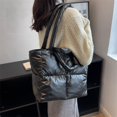 thumbnail image 2 of CoCopeaunt Puffer Tote Bag for Women Quilted Puffy Handbag Light Winter Down Cotton Padded Shoulder Bag Down Padding Tote Bag, 2 of 6