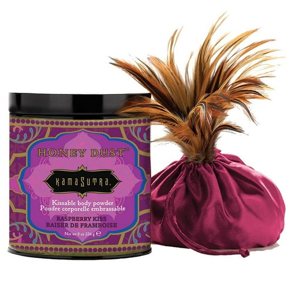 Kama Sutra Honey Dust Boy Powder-Raspberry Kiss 6oz
