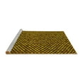 thumbnail image 2 of Ahgly Company Machine Washable Indoor Rectangle Abstract Yellow Modern Area Rugs, 2' x 5', 2 of 4