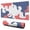 Red And Blue, variant on Red and Blue Block Plus Curve Camouflage mouse Padswaterproof,rubber multispandexnon Slip the Camouflage SeriesmousepadDesk Pad for Office Home Game 31.5x15.7inches