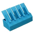 thumbnail image 2 of Juego de 5 piezas de lijado con caja de almacenamiento para de juntas. Diseño ergonómico y portátil. Incluye almohadilla de lijado de 75 mm x Azul, 2 of 10