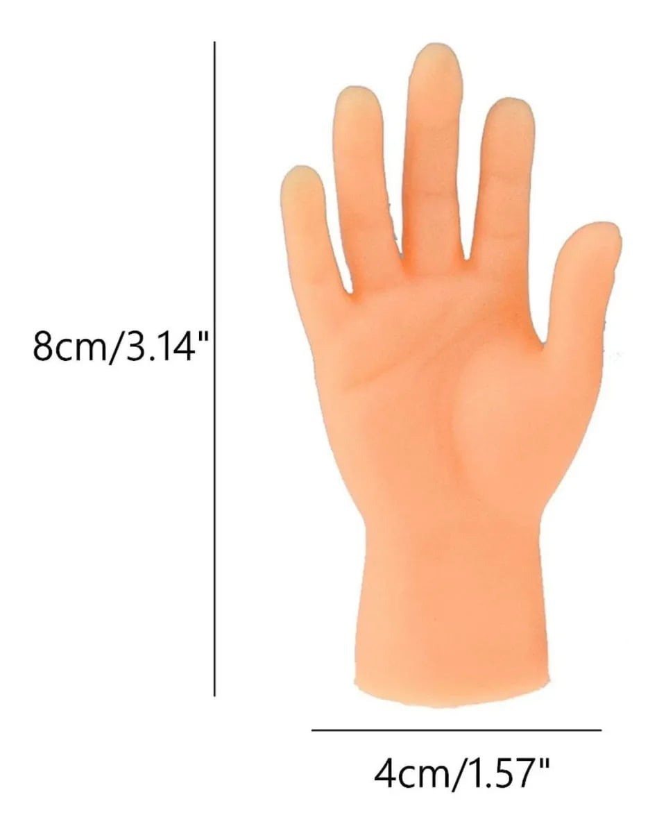CreepyParty Tiny Hands Miniature Finger Puppets Mini Finger Hands Little  Hands with Left Hand and Right Hand Tiktok Prank Game Toy（2Pcs） – TopToy