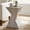 Gray Marble, variant on Christopher Knight Home 18.5" Modern Geometric Concrete Accent Side Table, Beige Marble