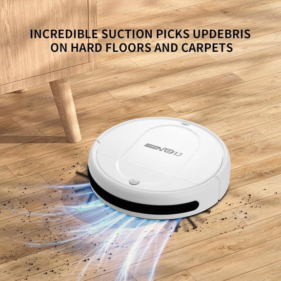 Robot Vacuum and Mop Combo, White