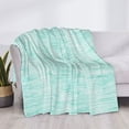 thumbnail image 3 of Uemuo Blue Bright Printed Throw Blanket for Couch, Fluffy Fuzzy Blankets for Bed, Sofa, Cozy Flannel Faux Fur Blanket-, 3 of 6