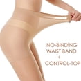 thumbnail image 3 of Collants Collants Transparents pour Femmes avec Orteils Renforcés, 3 of 5