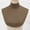 Khaki, variant on Women's Cotton Mock Turtleneck Dickey Half Top Collar Neck Blouse False Fake Neck