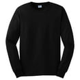 thumbnail image 5 of Gildan Ultra Cotton Men’s Long Sleeve T-Shirt, Durable, Crewneck Classic Fit Tee, Black, S, 5 of 5